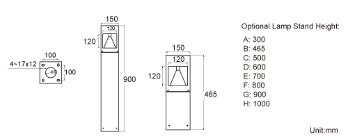 Product dimensions